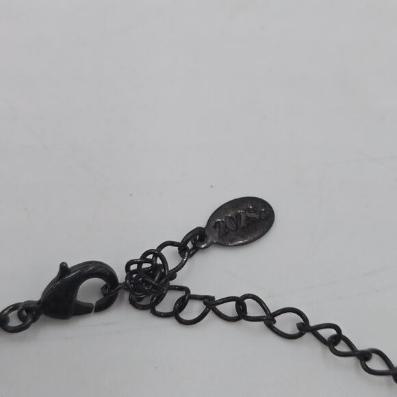 Vintage 1928 Faceted Black French Jet Beads Necklace Classic Double Strand 17" - Picture 3 of 4